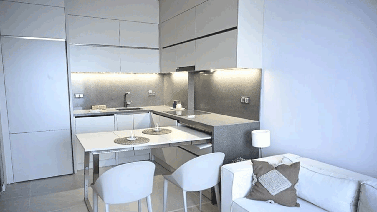 Sosyal konut projesinde örnek daireler: Depreme dayanıklı, tünel kalıplı