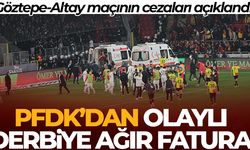 Göztepe ve Altay'ın cezası belli oldu