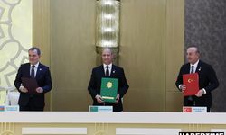 Türkiye, Türkmenistan ve Azerbaycan arasında 5 anlaşma imzalandı