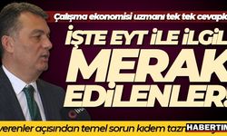 Çalışma ekonomisi uzmanı, EYT ile ilgili merak edilenleri cevapladı