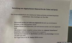 Almanya'da bir hastaneden tepki çeken duyuru: 'Tarihi geçmiş ürünleri depremzedelere gönderin'