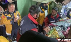 278'inci saatte enkazdan çıkartılan Hakan, üniversite hastanesine sevk edildi