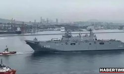 Ziyarete açılıyor: TCG Anadolu boğazdan geçti