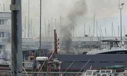 Pendik Marina'da yakıt deposunda çıkan yangına ekipler müdahale etti