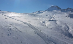 Erciyes’te çığ düştü