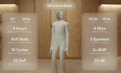 Evde akıllı dönem başlıyor: İnsansı robot NEO satışa çıktı