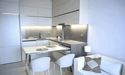 Sosyal konut projesinde örnek daireler: Depreme dayanıklı, tünel kalıplı