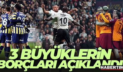 3 büyüklerin borçları açıklandı