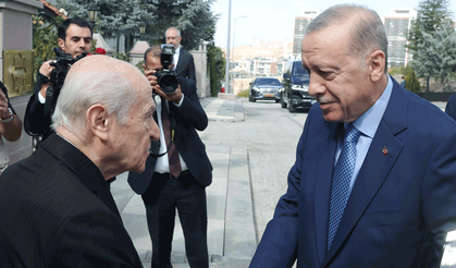 Bahçeli, Erdoğan'ı ayakta karşıladı: 7 dakika bekledi