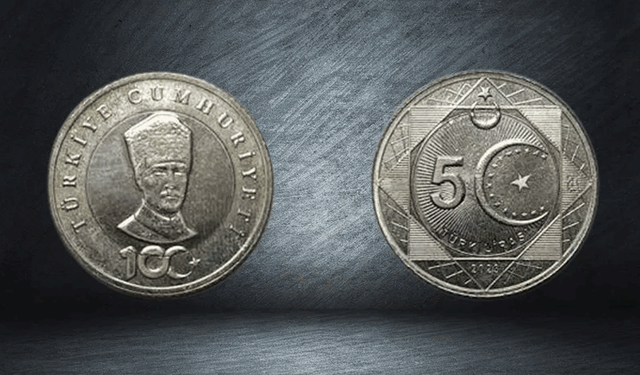 Cumhuriyet'in 100. yılına özel baskı! Yeni para ortaya çıktı