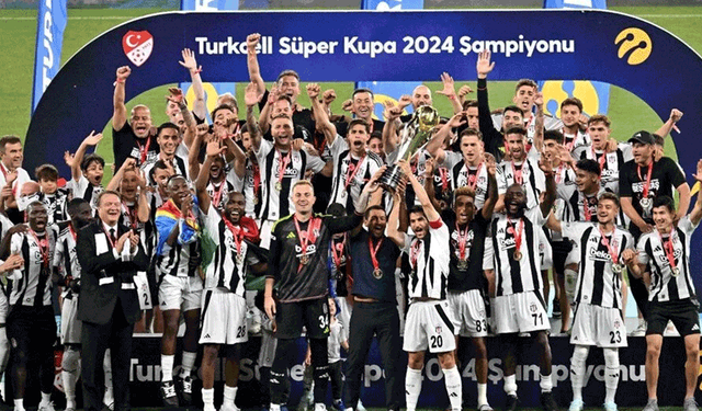 Süper Kupa'da şampiyon Beşiktaş oldu