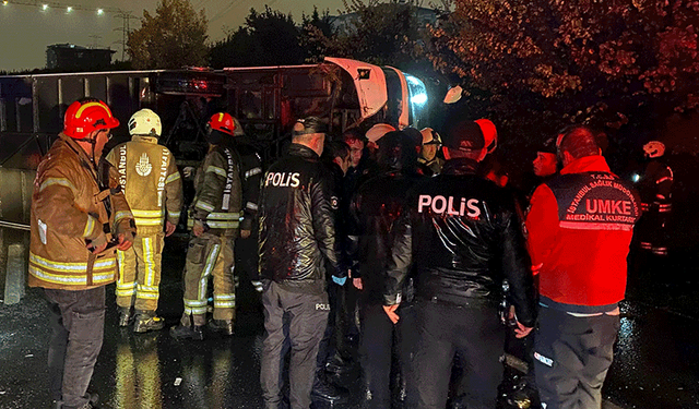 Yolcu otobüsü devrildi: Ölü ve yaralılar var