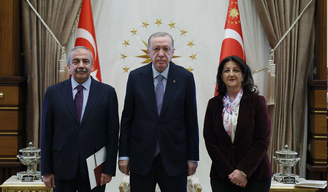 Erdoğan ile DEM Parti heyeti görüştü