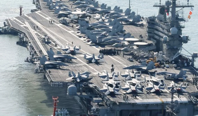 ABD ne yapmak istiyor? İran sınırında uçak gemisi görüldü