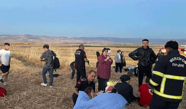Amasya'da devrilen yolcu otobüsündeki 46 kişi yaralandı