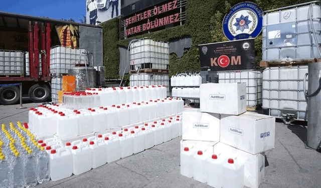 Yılbaşından bu yana 500 bin litreye yakın sahte ve kaçak içki ele geçirildi