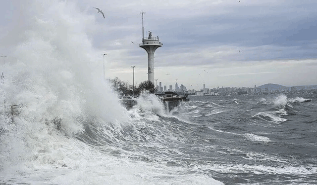 Meteorolojiden denizlerde fırtına uyarısı
