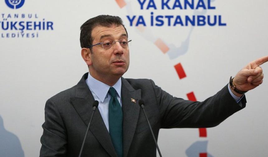 İmamoğlu'ndan Erdoğan'a Kanal İstanbul için 'referandum' çağrısı!