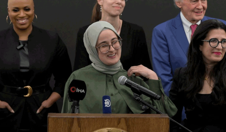 ABD'de vizesi iptal edilerek gözaltına alınan Rümeysa Öztürk, serbest bırakıldı