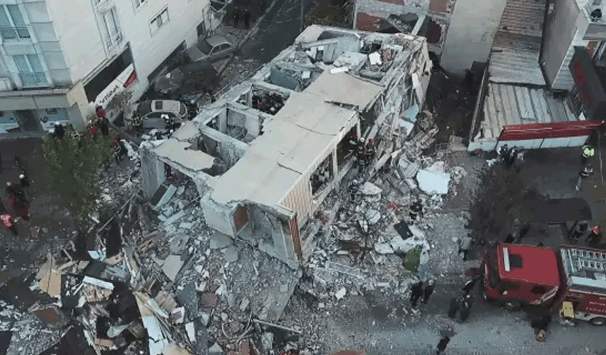 Kocaeli'de yıkılan binada 2 kişinin cansız bedenine ulaşıldı