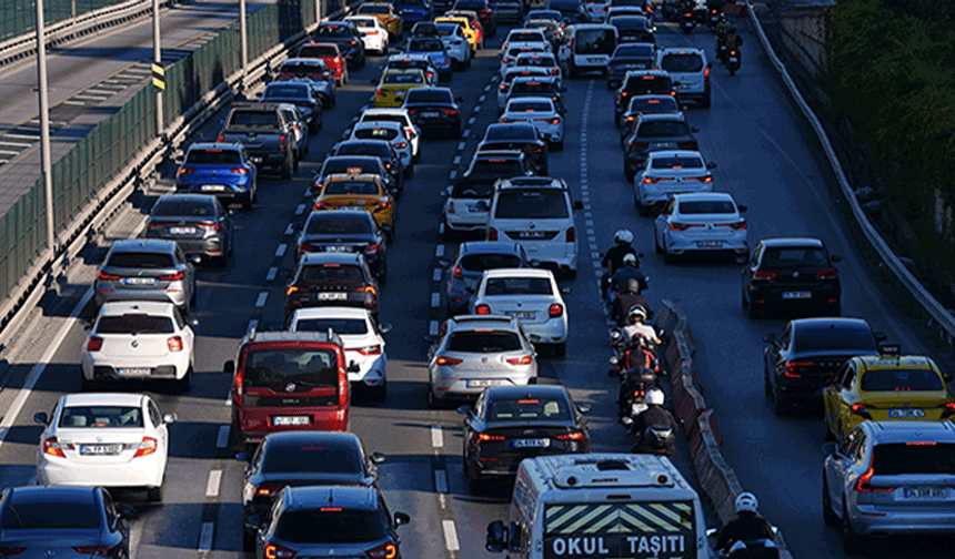 Trafikteki araç sayısı 33 milyonu aştı