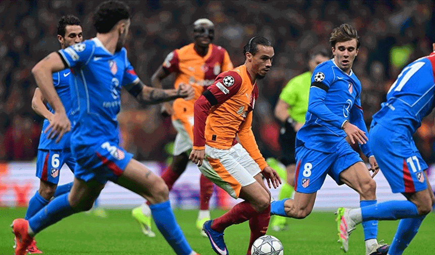 Galatasaray ile Atletico Madrid arasında puanlar paylaşıldı: 1-1