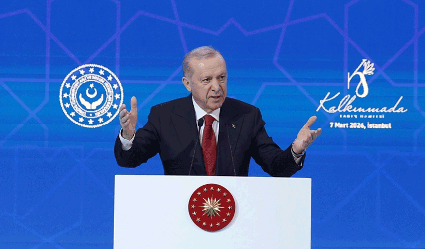 Erdoğan: Her kim kadına ve çocuğa zulmediyorsa insanlıktan nasibi almamış demektir