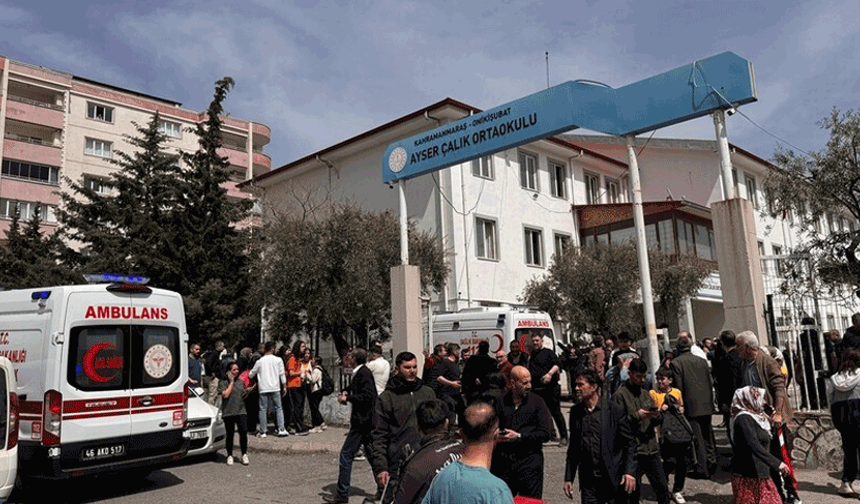 Kahramanmaraş'ta okulda silahlı saldırı