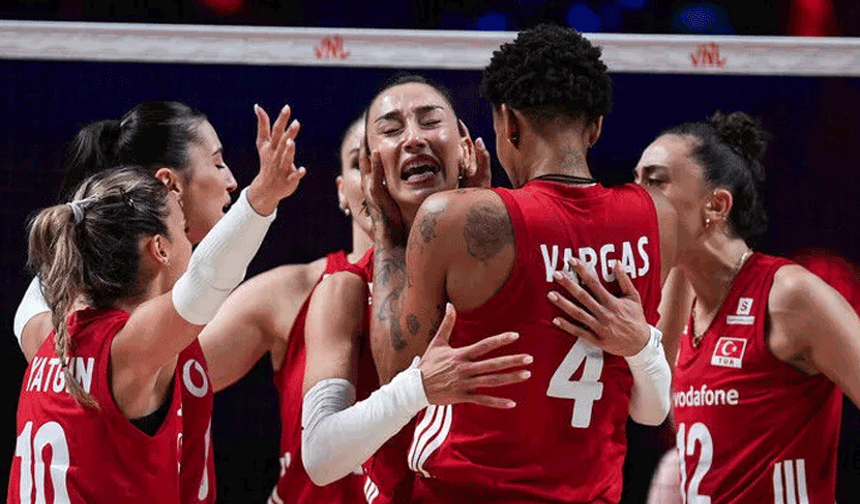 A Milli Kadın Voleybol Takımı, Milletler Ligi'nde şampiyon oldu