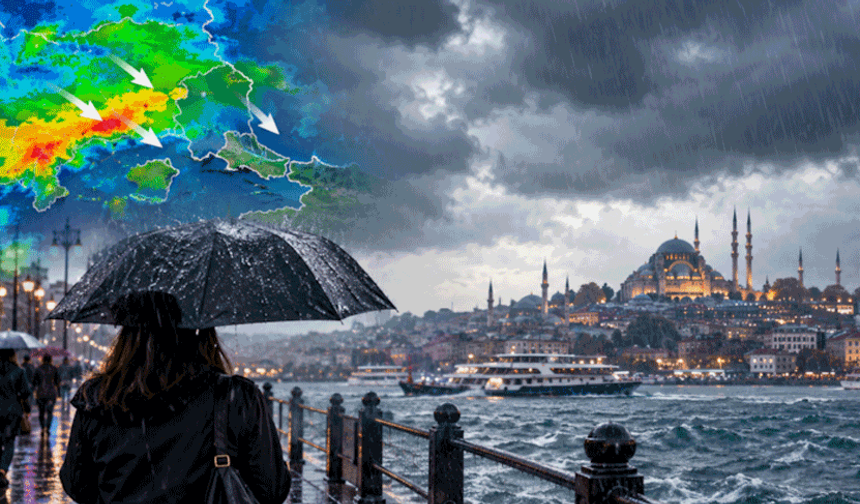 İstanbul için kritik yağış uyarısı! Akşam saatlerinde başlayacak