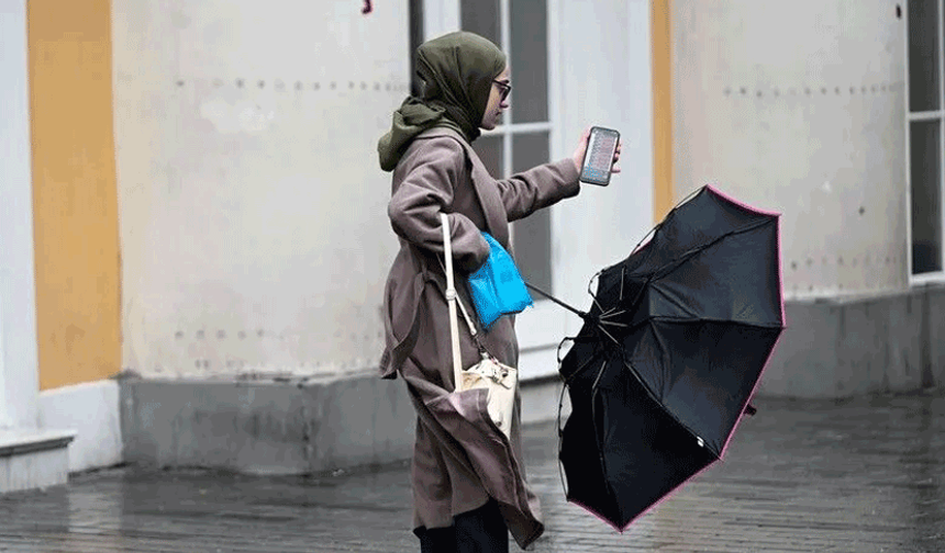 Meteorolojiden yurdun kuzey ve iç kesimleri için kuvvetli rüzgar ve fırtına uyarısı