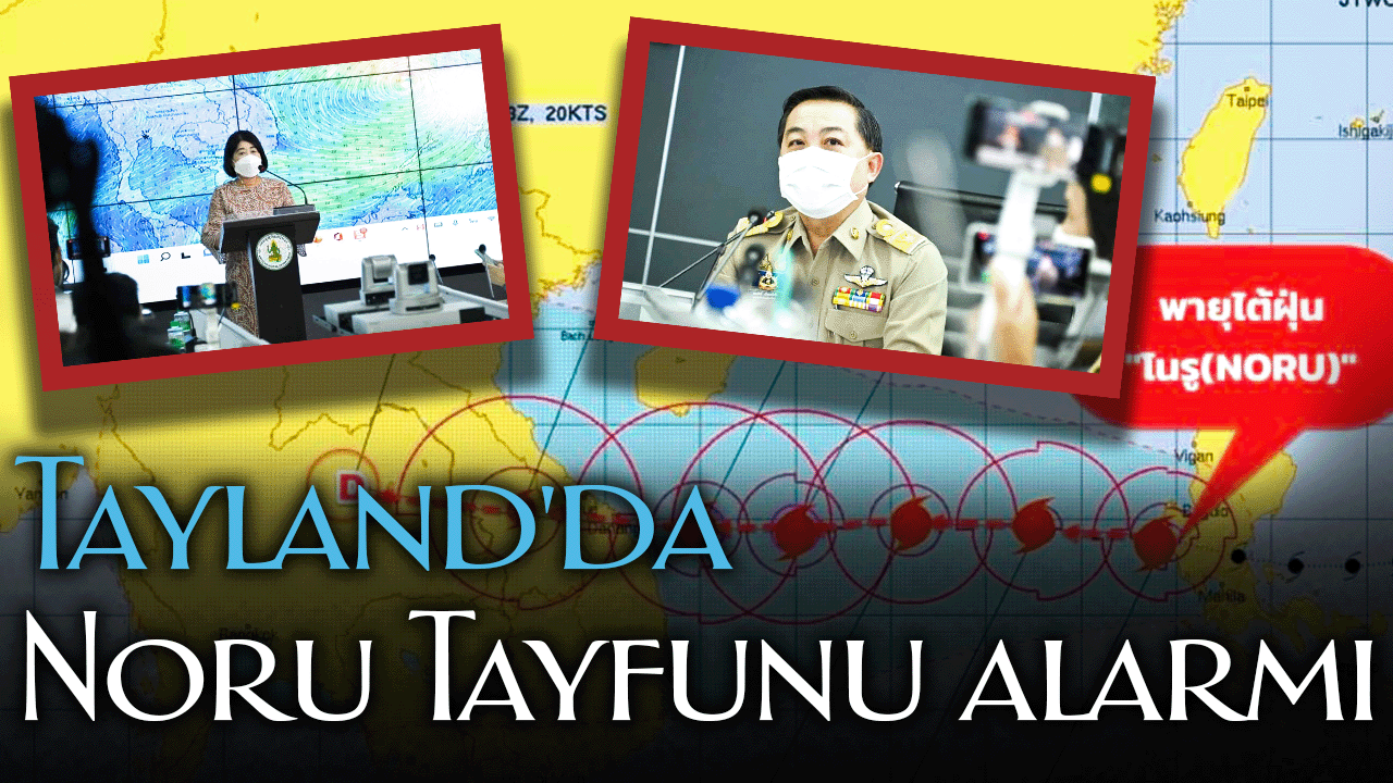 Tayland'da Noru Tayfunu alarmı