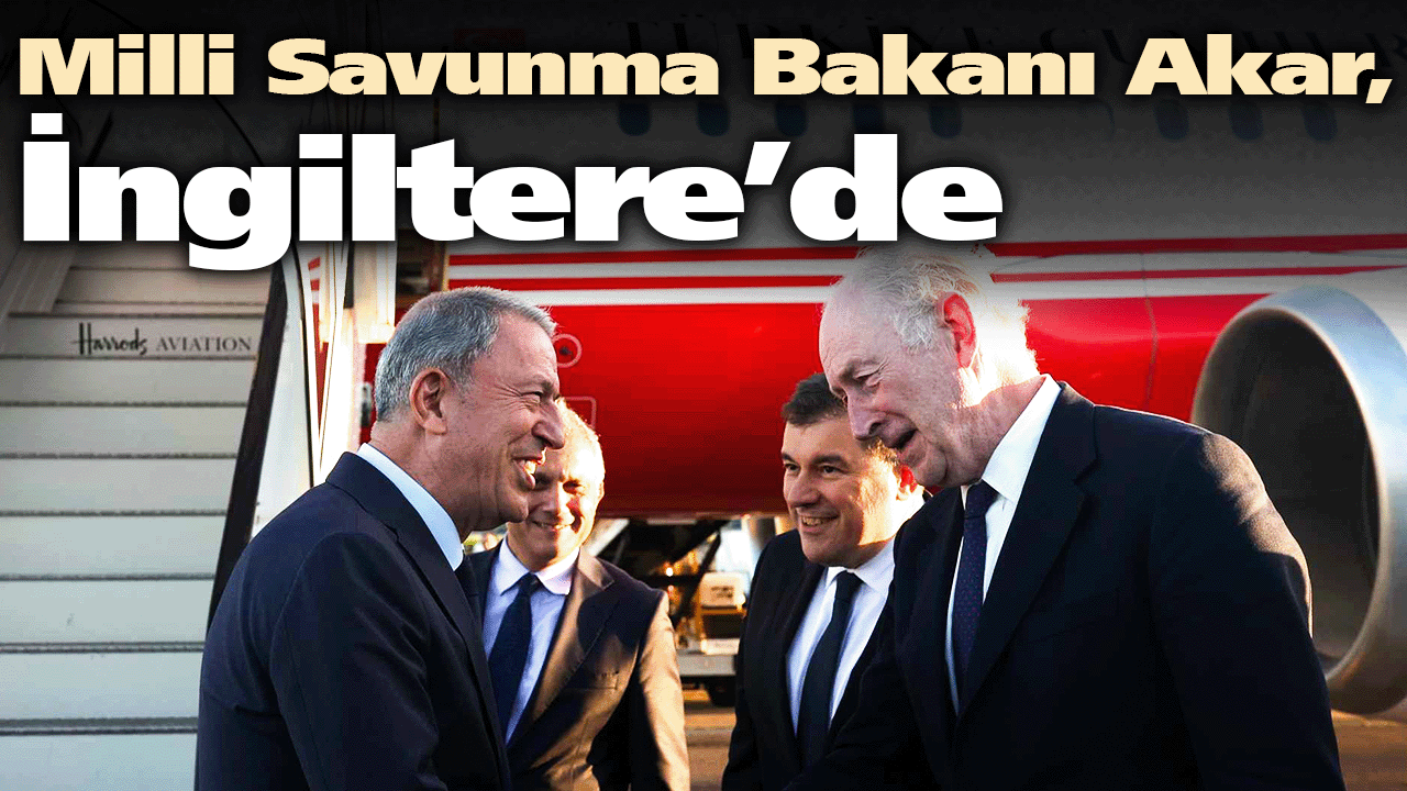 Milli Savunma Bakanı Akar, İngiltere’de