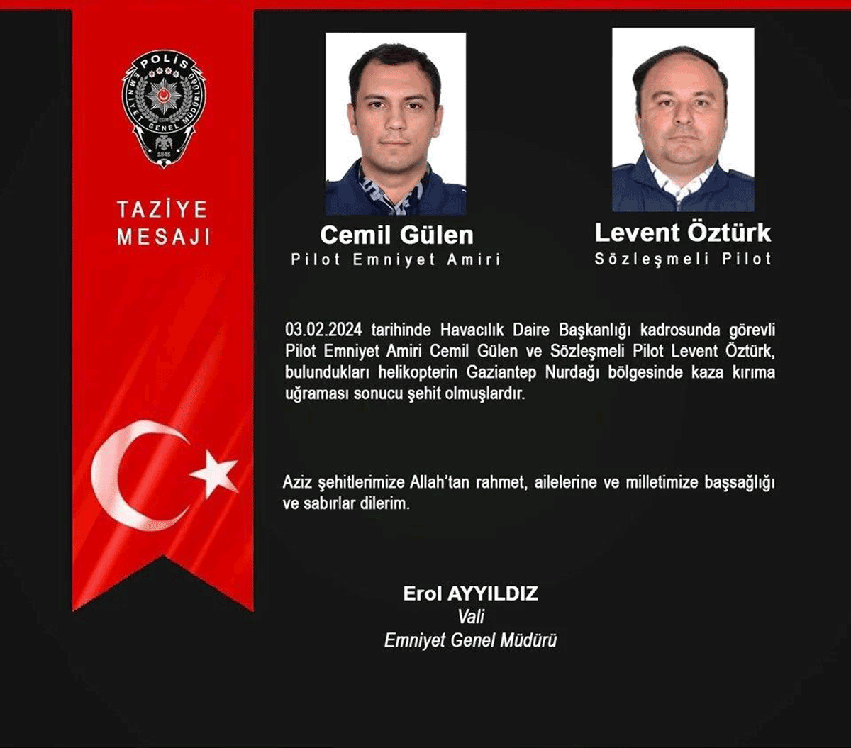 Polis Helikopteri Dustu 2 Pilot Sehit Detay
